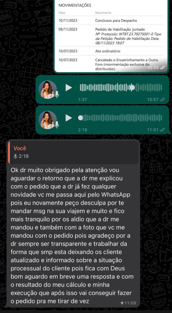 Depoimentos AC Luminati Advocacia - Advogada Criminal
